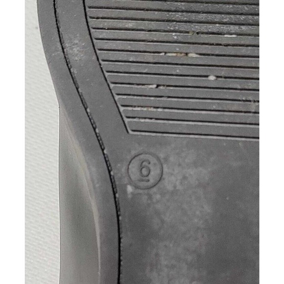 Asos Black Chelsea Ankle Boots Faux Leather Size 6 Womens - Picture 7 of 7